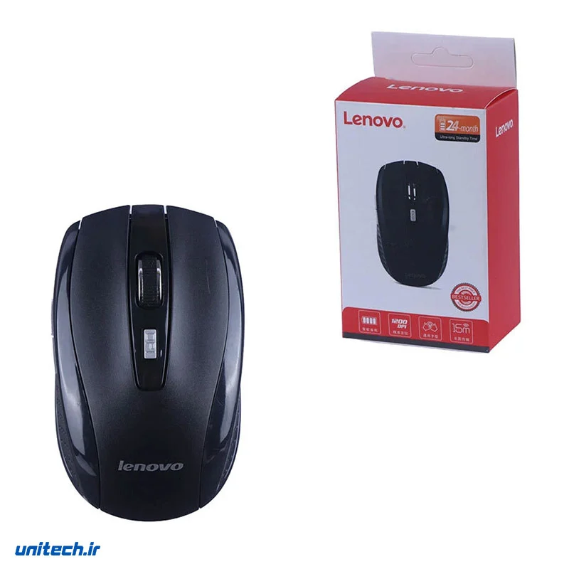موس بی سیم لنوو 1200DPI (5)
